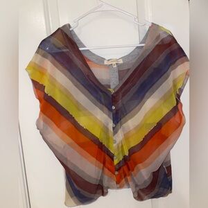 Rewind Multicolor Striped Blouse